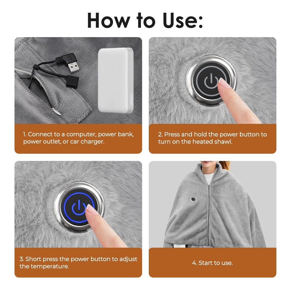 Outdoor Camping Heated Blanket - Wysokiej jakości, elektryczny koc USB do
