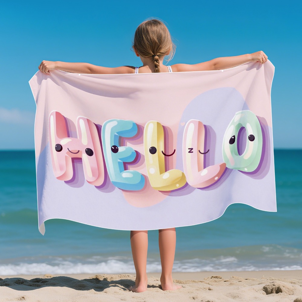 Outdoor Camping Mat - Ręcznik plażowy z wzorem kreskówkowym dla