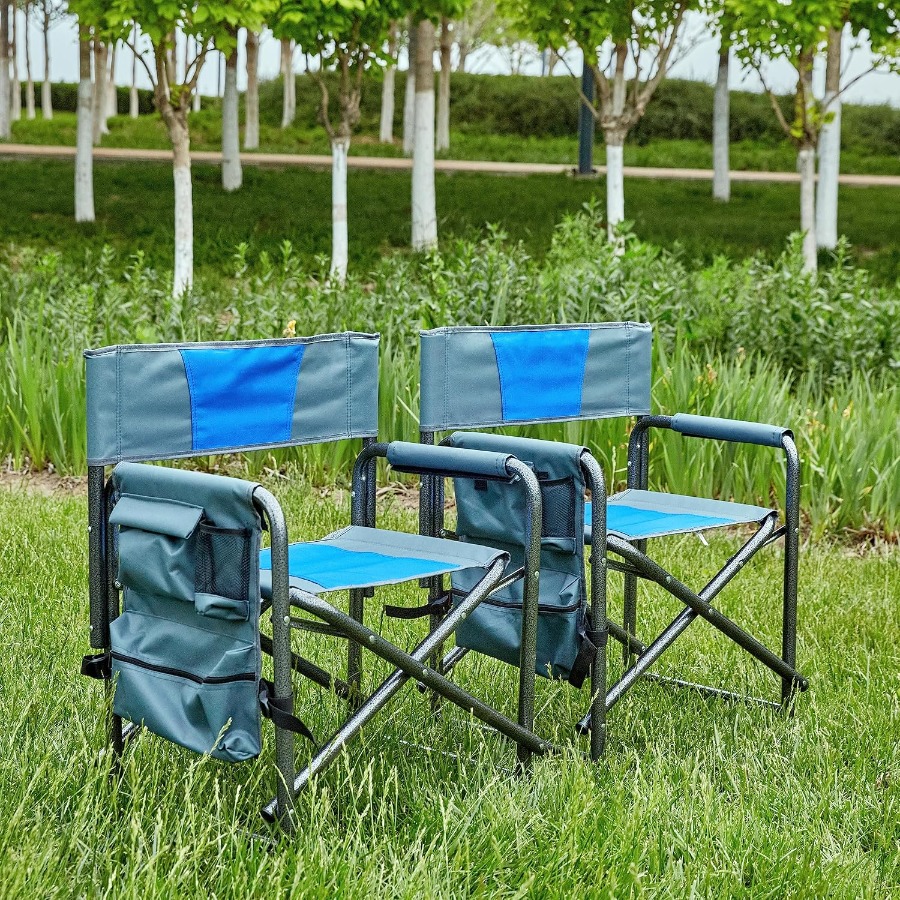 Outdoor Oversized Camping Chair - Składane krzesło do użytku na zewnątrz,