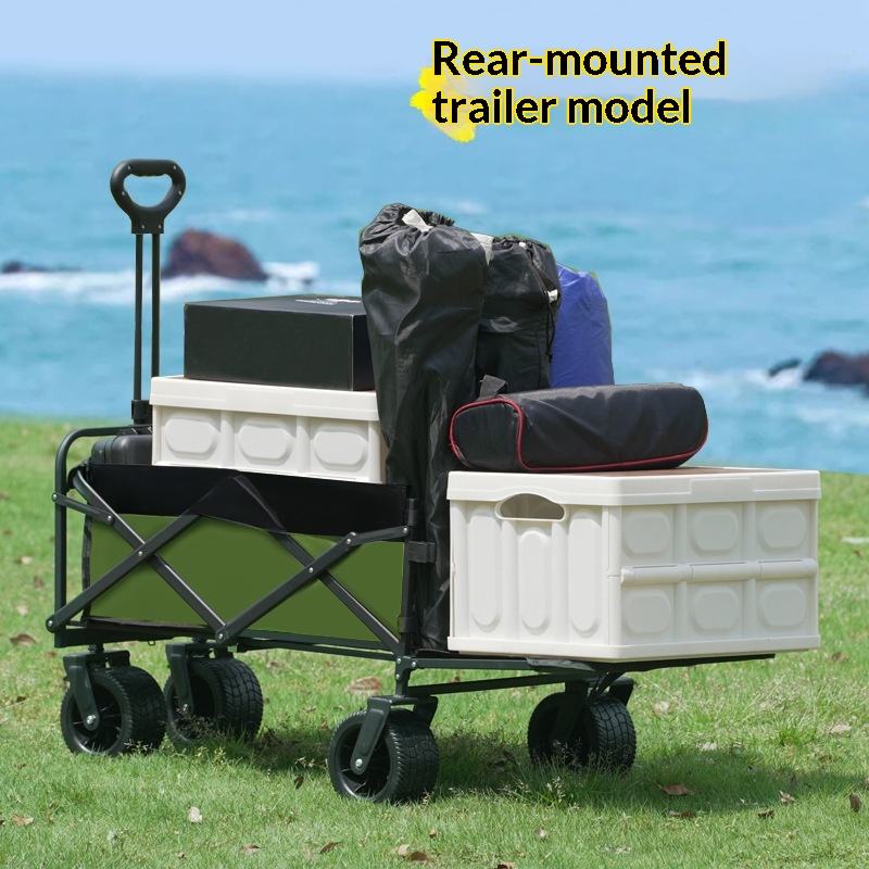 Outdoor Camping Furniture - Wyprzedaż Fabryczna Wózek Platformowy Czterokołowy Kempingowy