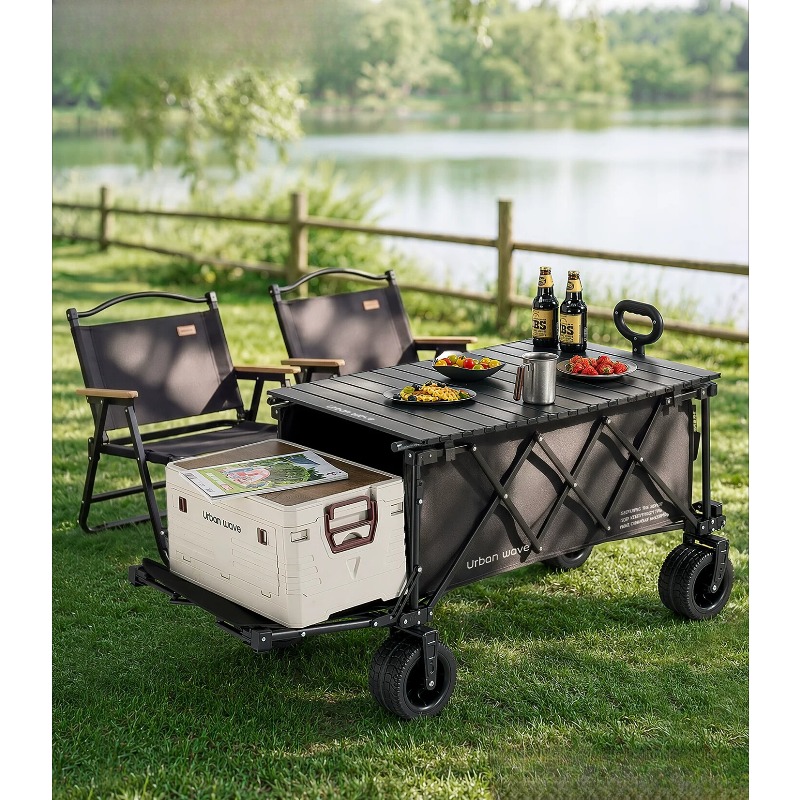 Outdoor Camping Furniture - Składany wózek kempingowy, przenośny wózek do
