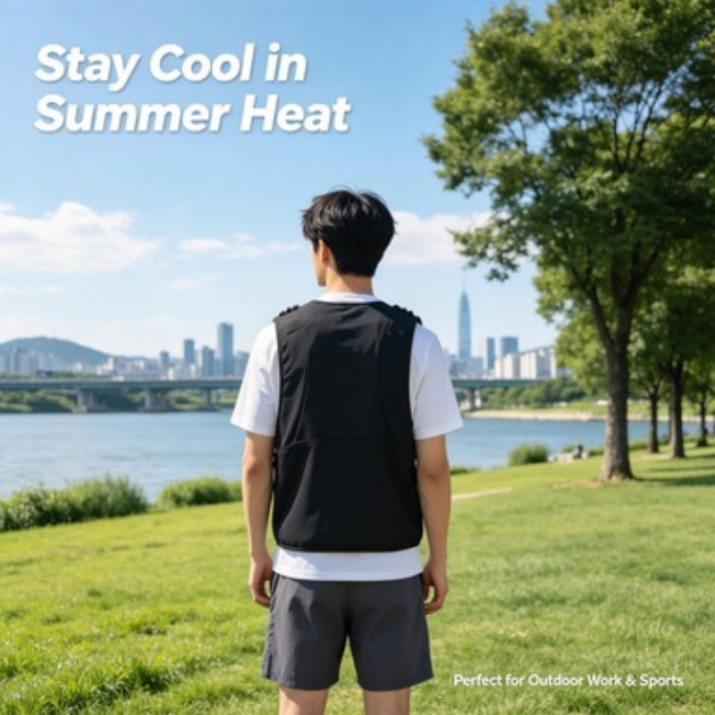 Outdoor Camping Vest - Kamizelka chłodząca z systemem wodnego chłodzenia,