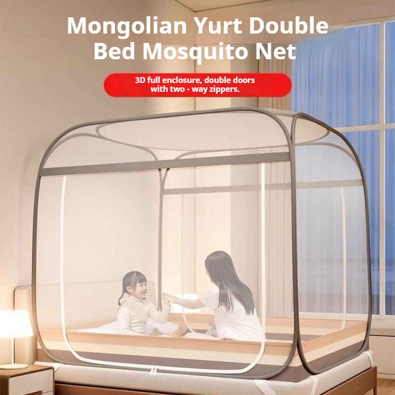 Outdoor Yurt Camping - Mongolska Jurta Łóżko Podwójne Siatka Komarowa