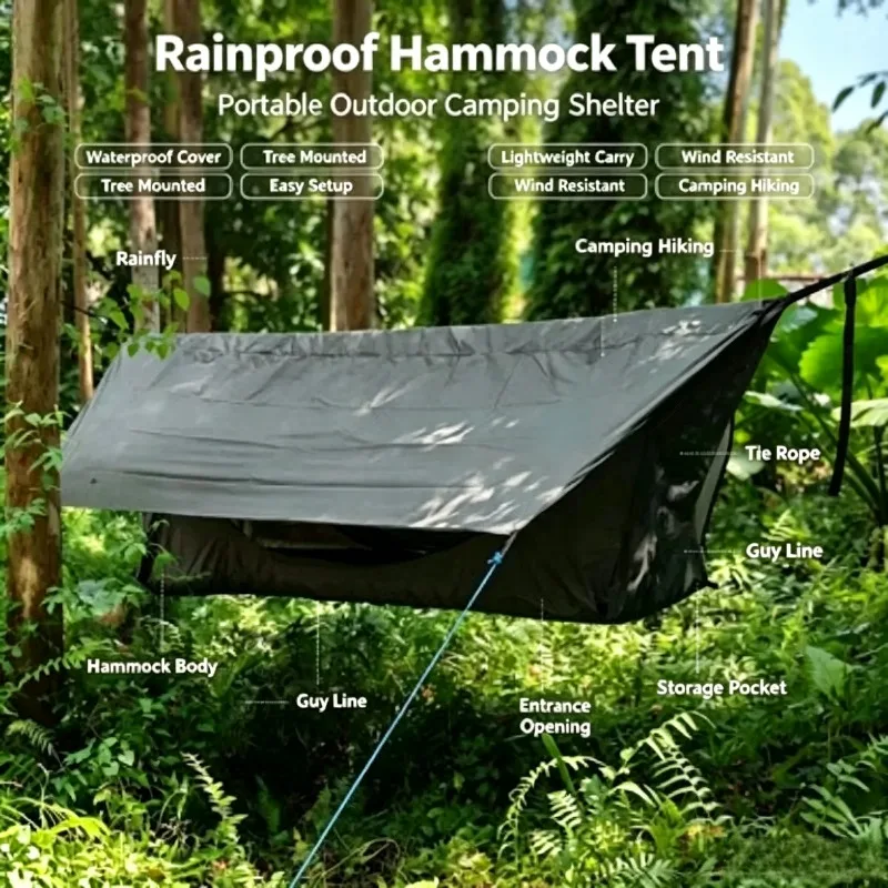 Outdoor Camping Mosquito Net - Do użytku na kempingu, wraz z