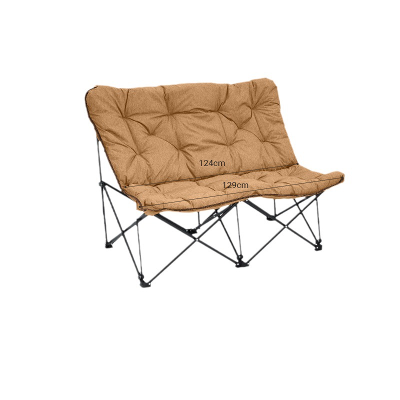 Outdoor Oversized Camping Chair - Duże, składane krzesło kempingowe dla dwojga,
