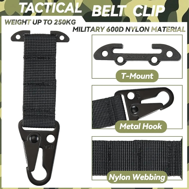 2 szt. klipsów MOLLE typu T-Mo – Outdoor Camping Vest recenzja i cena