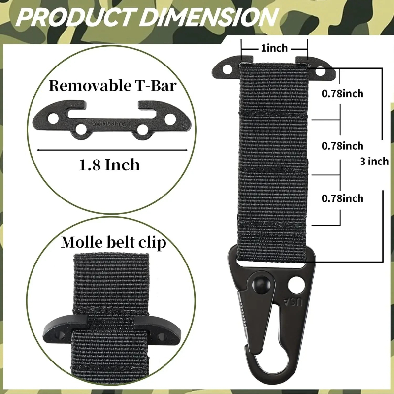2 szt. klipsów MOLLE typu T-Mo – Outdoor Camping Vest recenzja i cena