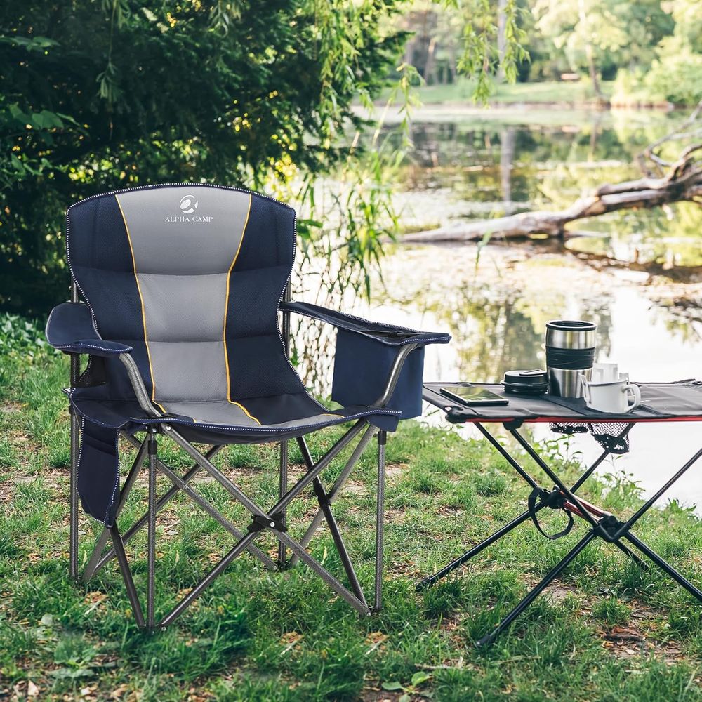 Krzesło Kempingowe Powiększone – Outdoor Oversized Camping Chair recenzja i cena