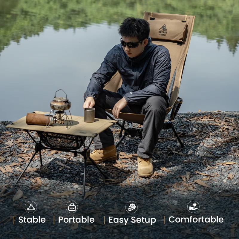 Składane krzesło kempingowe do – Outdoor Oversized Camping Chair recenzja i cena