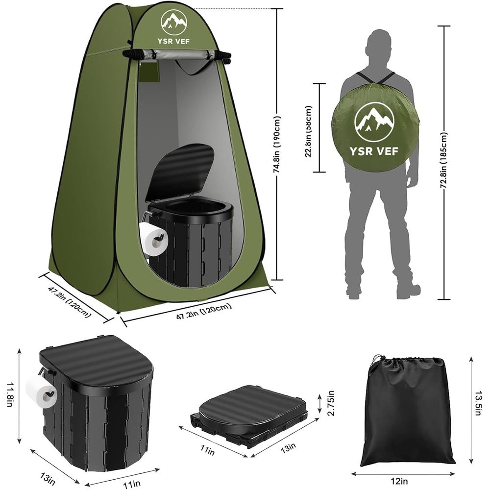 Przenośny Zestaw Toaletowy, To – Outdoor Camping Shower recenzja i cena