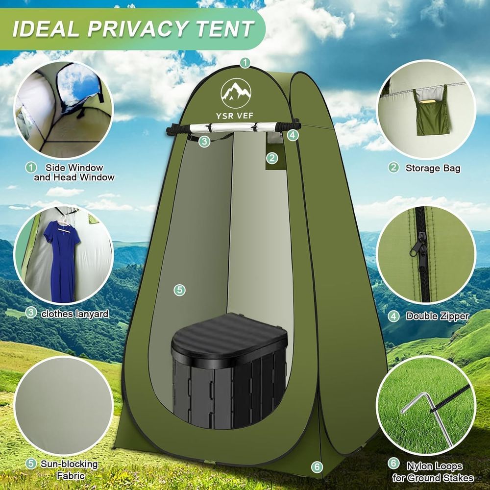 Przenośny Zestaw Toaletowy, To – Outdoor Camping Shower recenzja i cena