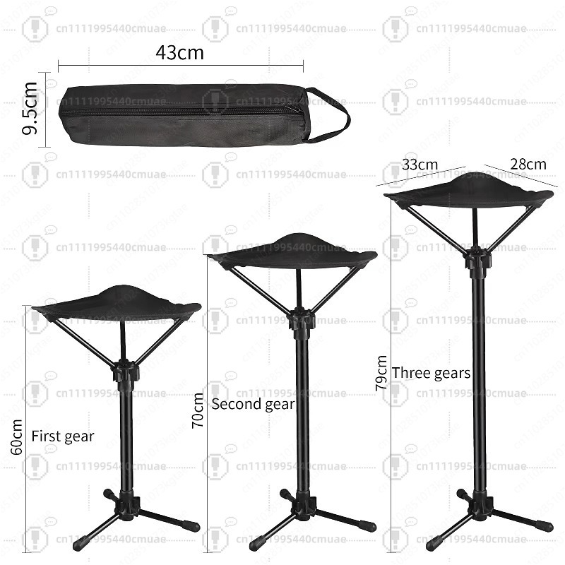Składany przenośny stołek ogro – Outdoor Camping Chairs Folding recenzja i cena