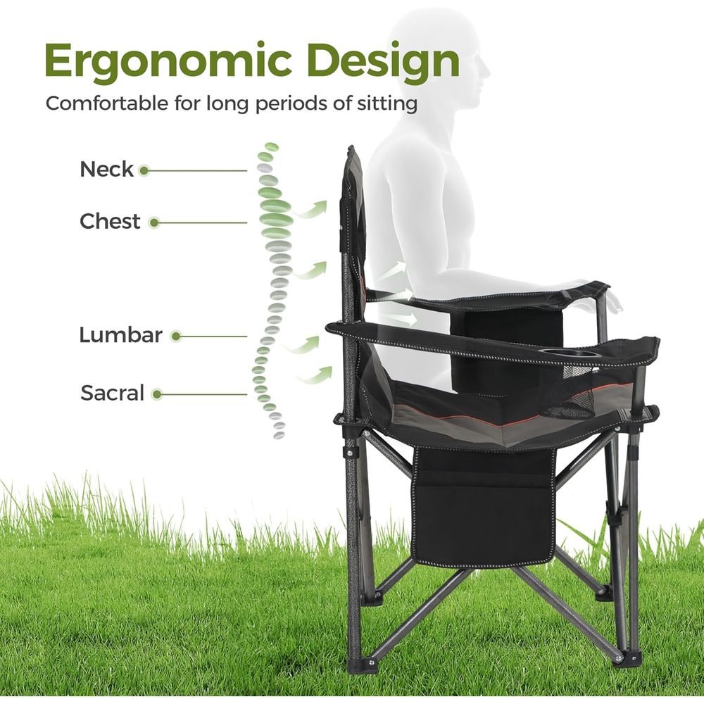 Wytrzymałe krzesło kempingowe  – Outdoor Oversized Camping Chair recenzja i cena