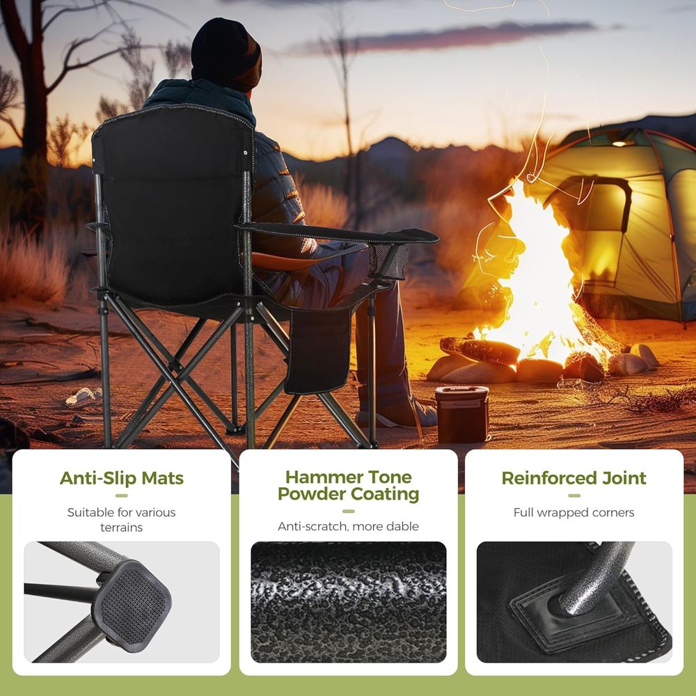Wytrzymałe krzesło kempingowe  – Outdoor Oversized Camping Chair recenzja i cena