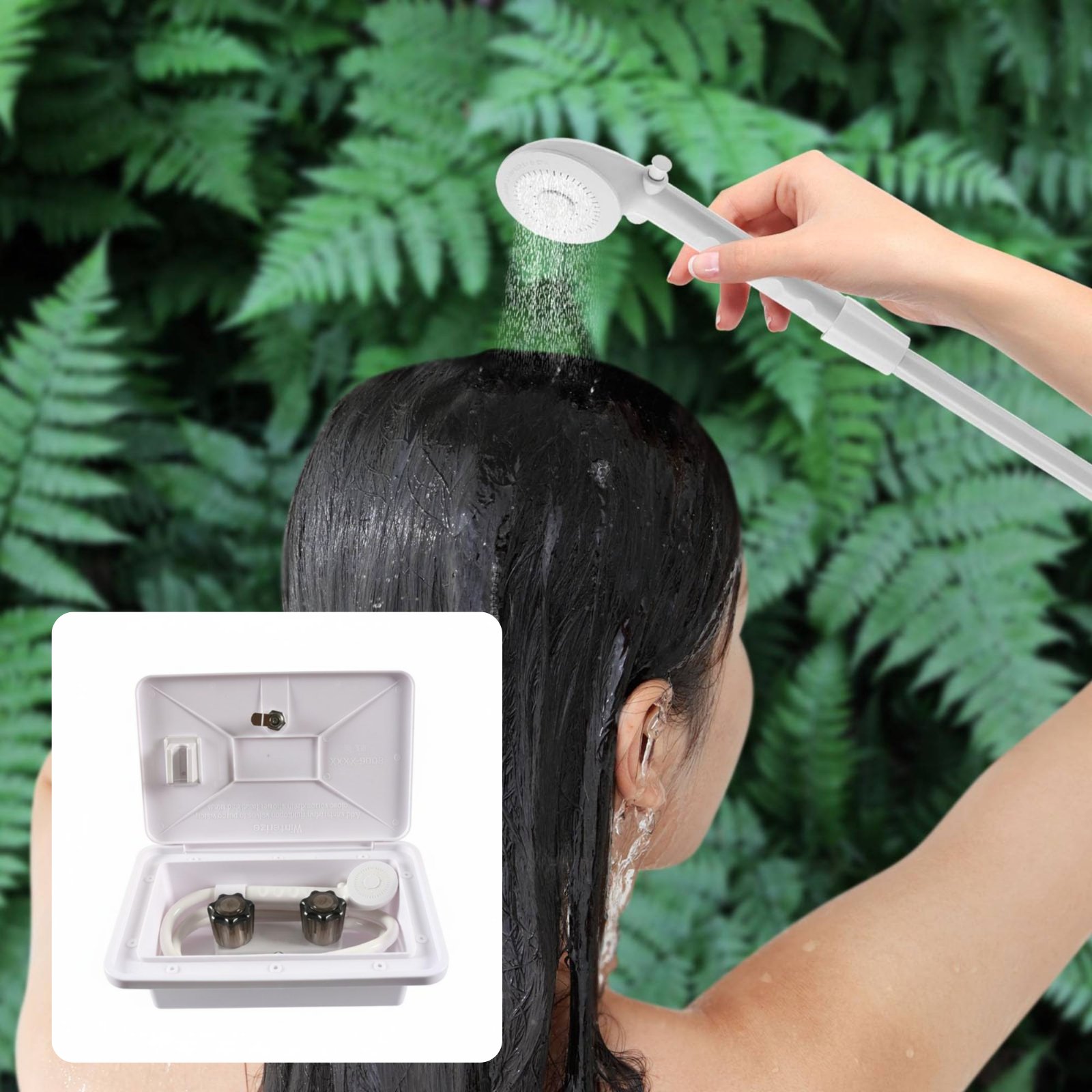 Kompaktowy zewnętrzny zestaw p – Outdoor Camping Shower recenzja i cena
