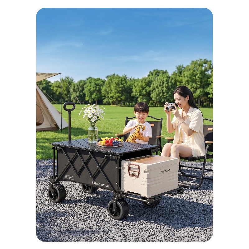 Składany wózek kempingowy, prz – Outdoor Camping Furniture recenzja i cena
