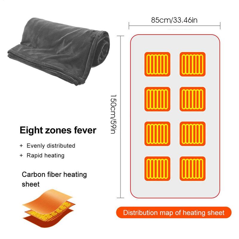 Podgrzewany szal Owijki Ogrzew – Outdoor Camping Heated Blanket recenzja i cena