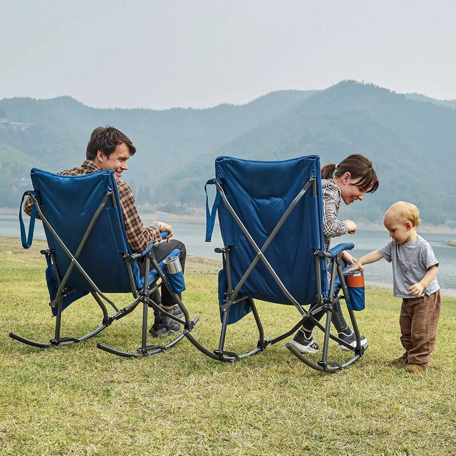 Duże składane krzesło kempingo – Outdoor Oversized Camping Chair recenzja i cena