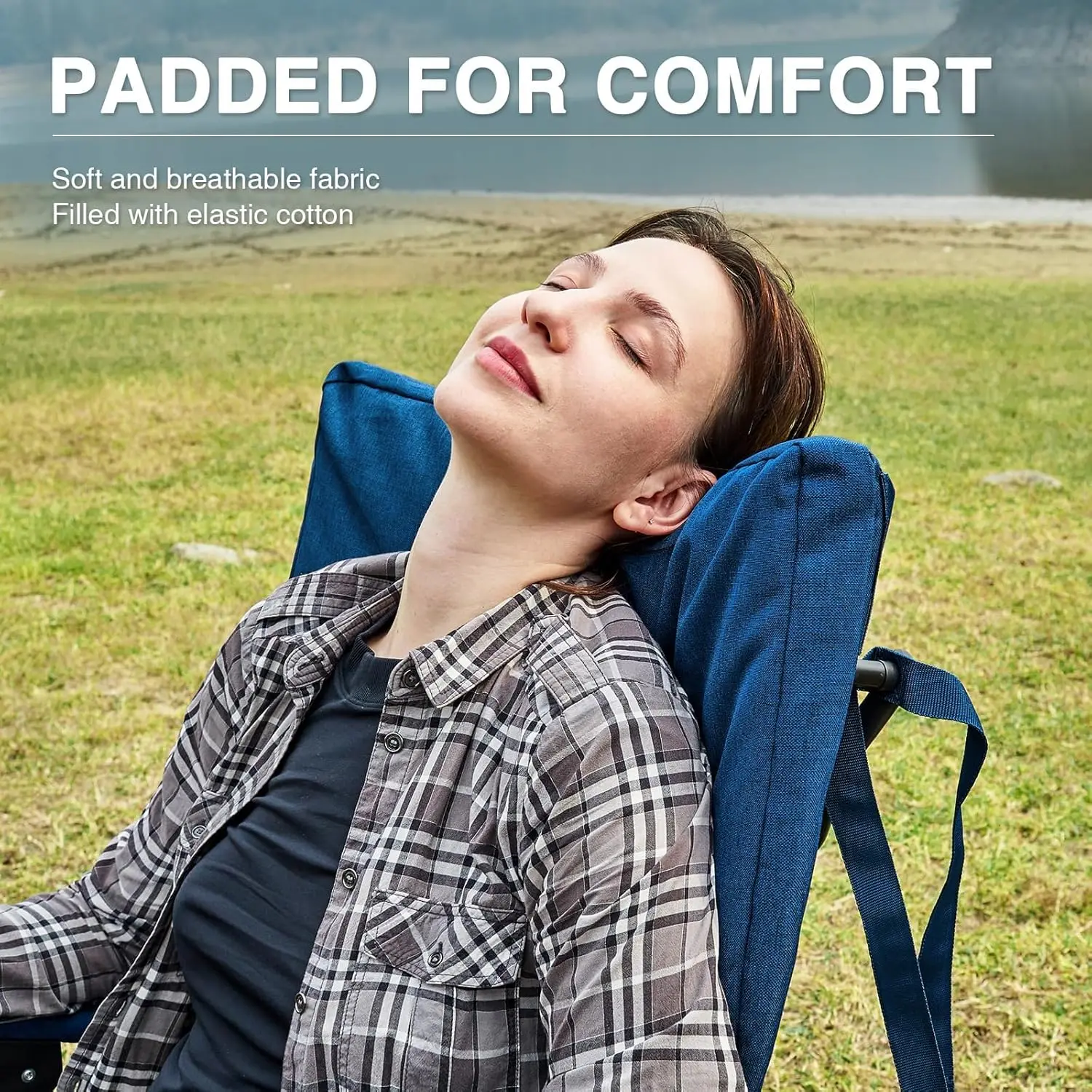 Duże składane krzesło kempingo – Outdoor Oversized Camping Chair recenzja i cena