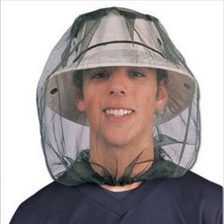 Czapka z moskitierą podróżna,  – Outdoor Camping Mosquito Net recenzja i cena