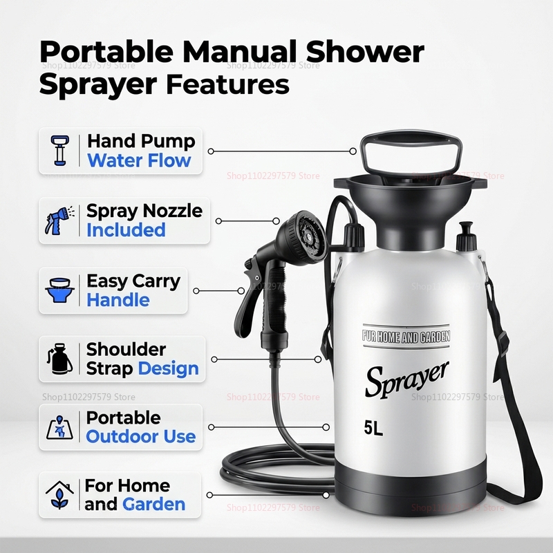 Przenośny Prysznic Kempingowy  – Outdoor Camping Shower recenzja i cena