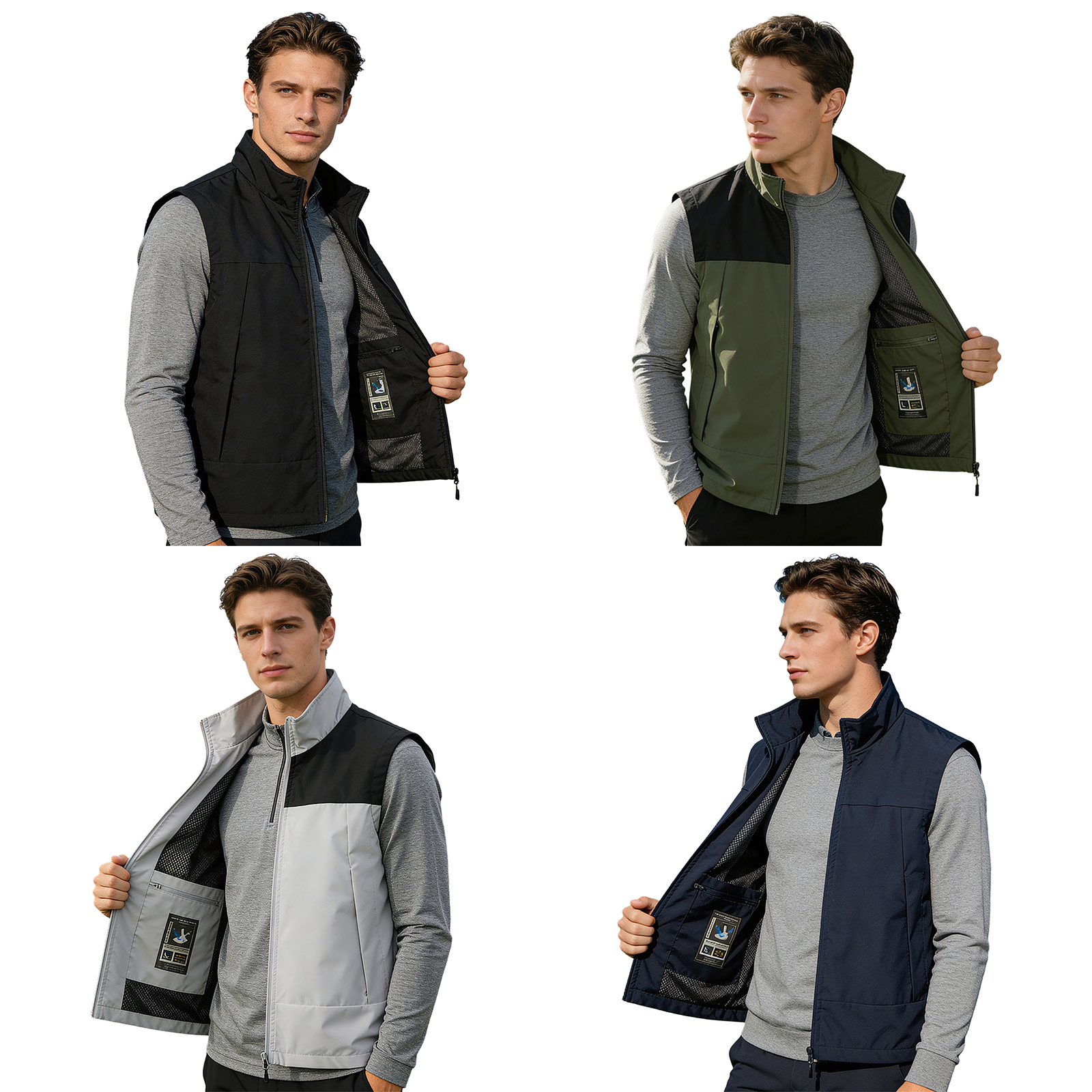 # M-5XL Męska kamizelka golfow – Outdoor Camping Vest recenzja i cena