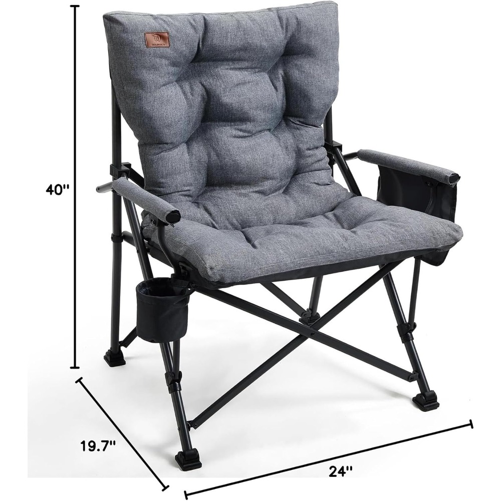 Składane krzesło kempingowe o  – Outdoor Oversized Camping Chair recenzja i cena