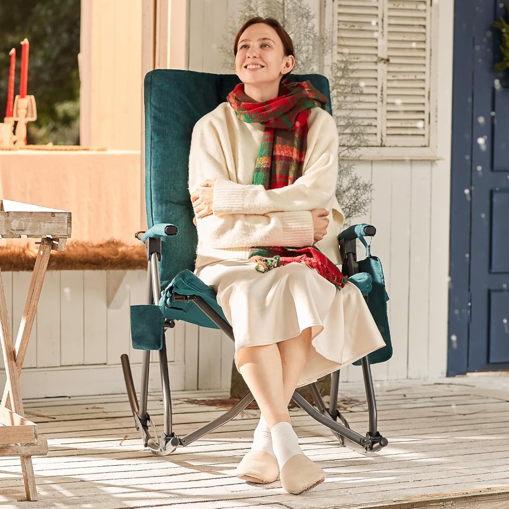 Duże składane krzesło kempingo – Outdoor Oversized Camping Chair recenzja i cena