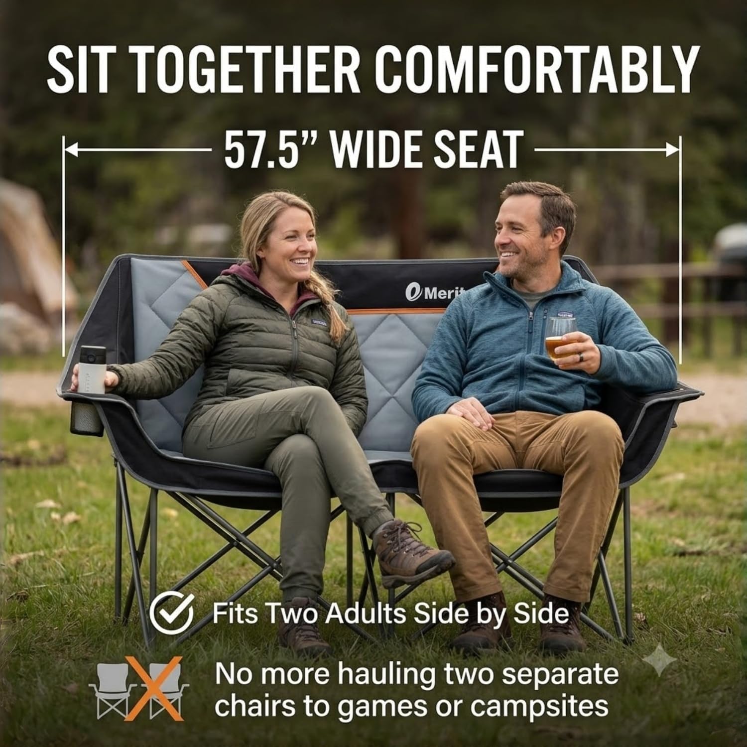 Wytrzymałe składane krzesło ke – Outdoor Oversized Camping Chair recenzja i cena