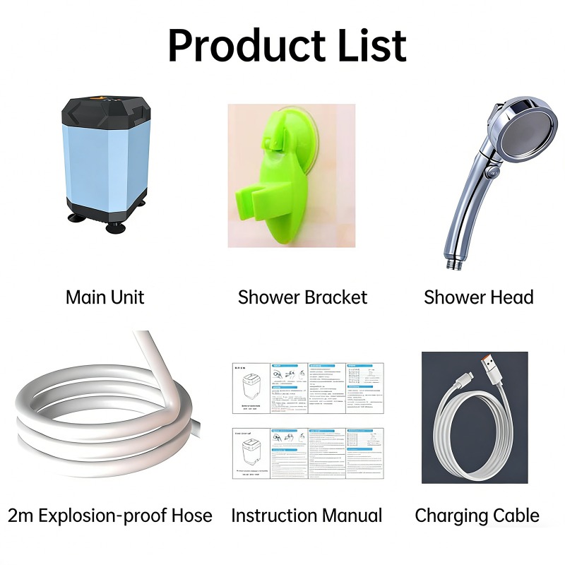 Przenośny prysznic kempingowy  – Outdoor Camping Shower recenzja i cena