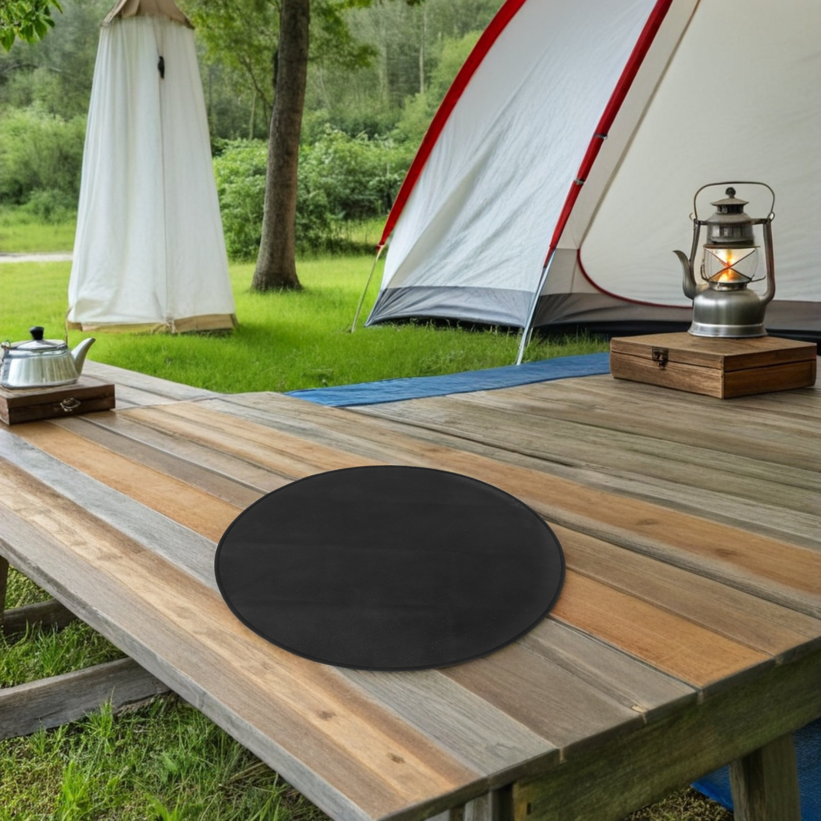 Okrągła ognioodporna mata do g – Outdoor Camping Mat recenzja i cena