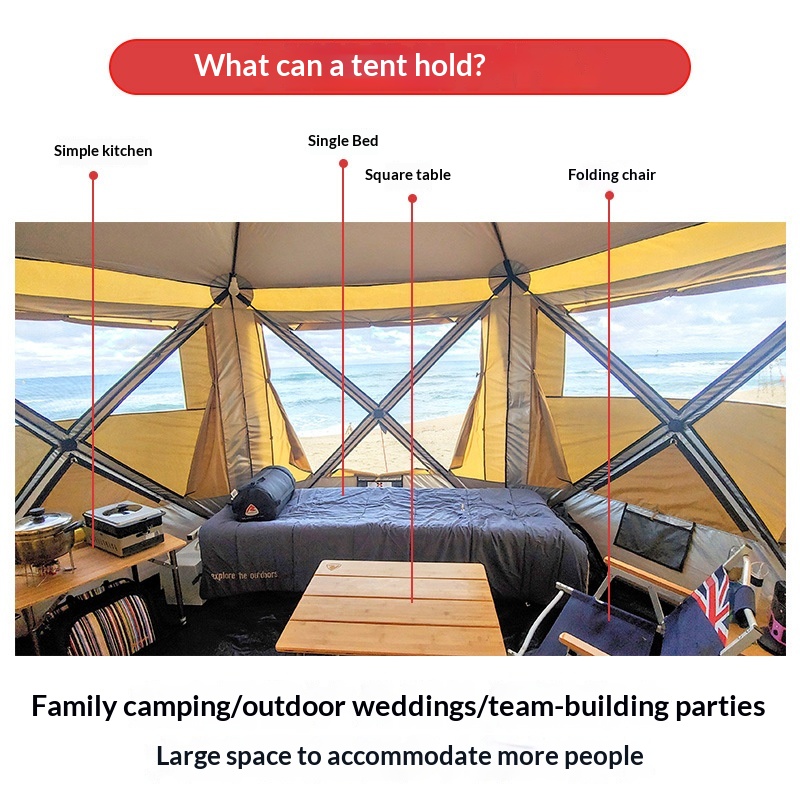 2026 3m 36m Duży namiot kempin – Outdoor Yurt Camping recenzja i cena