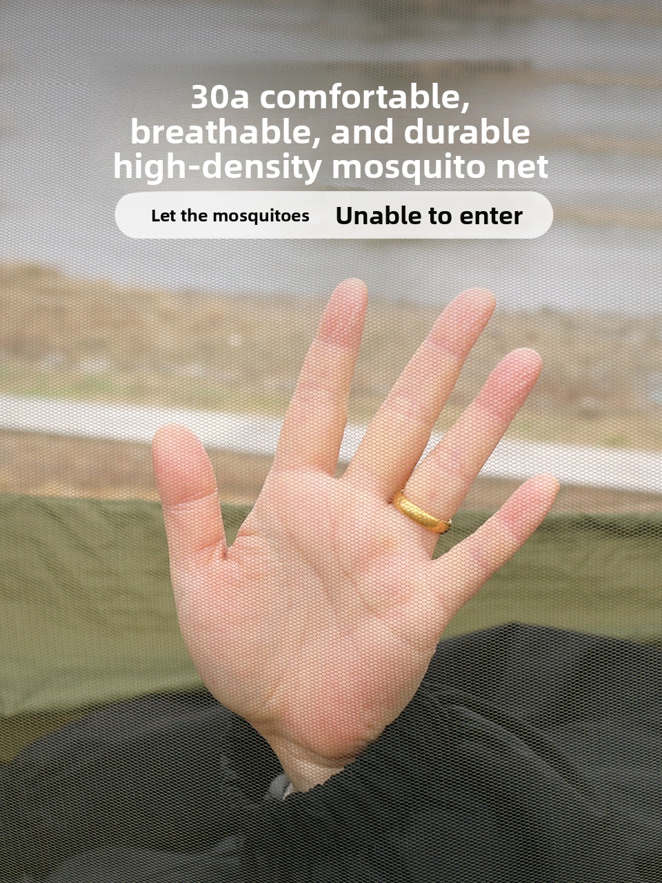 Hamak z moskitierą na kemping, – Outdoor Camping Mosquito Net recenzja i cena