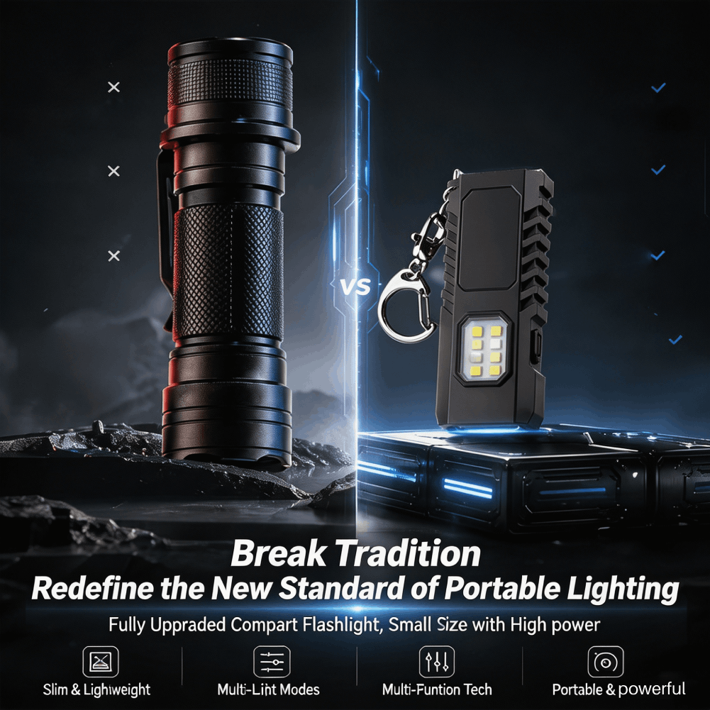Mini latarka EDC na breloczku, – Outdoor Camping Tools recenzja i cena