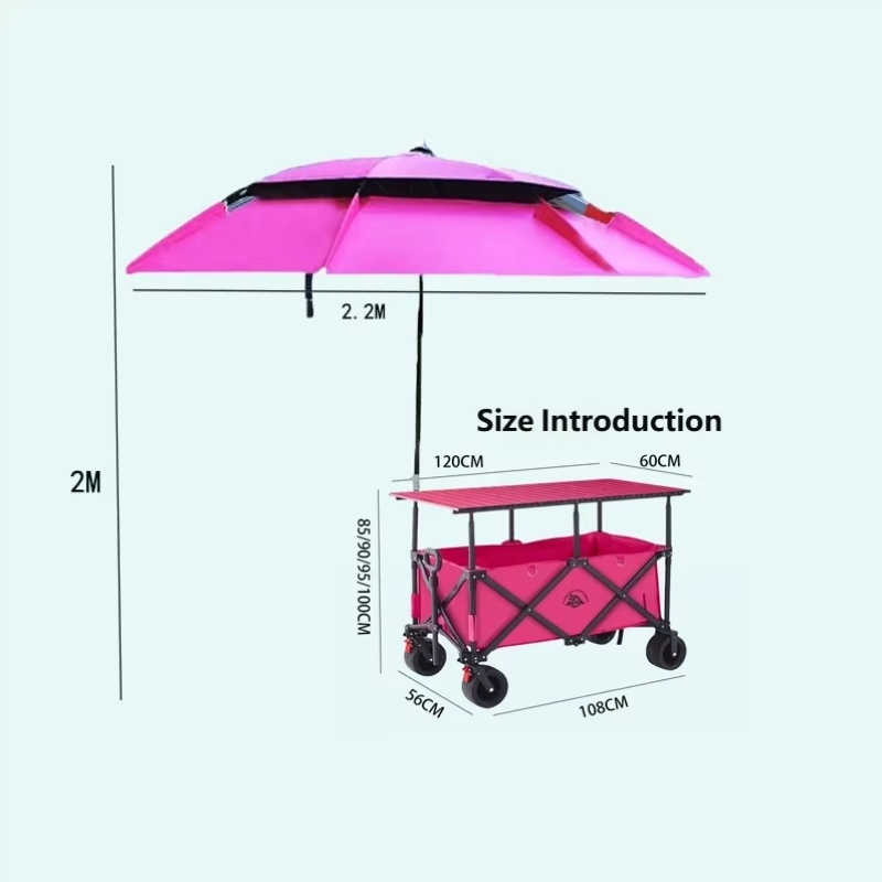 Wózek składany, wytrzymały, z  – Outdoor Camping Furniture recenzja i cena